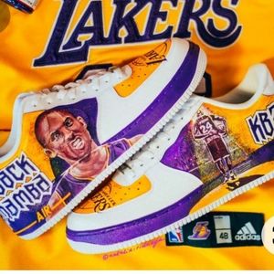Custom Kobe Bryant Air Force 1 Shoes